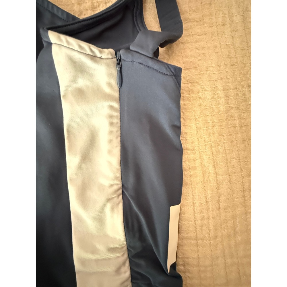 PUMA Womens S Blue White One Piece Unitard Jumpsuit Y2K Athletic Strappy Logo - Picture 11 of 12